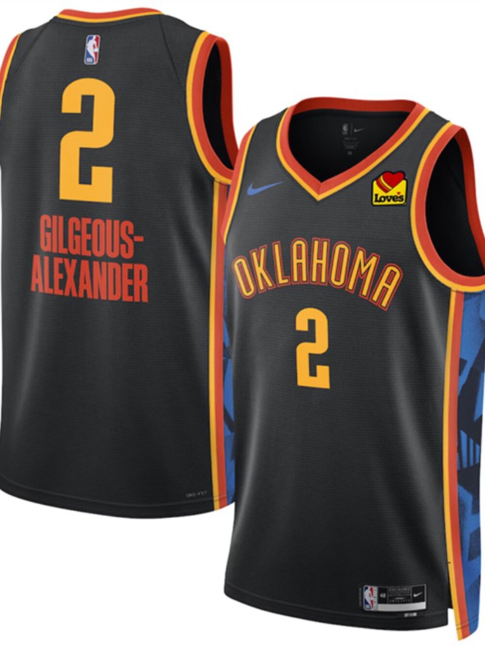2 Shai Gilgeous Alexander Black Stitched Jersey